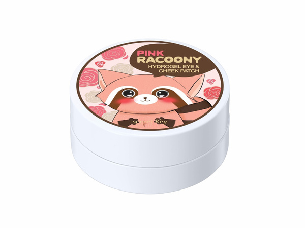 Secret Key патчи гидрогелевые для глаз и щек - Pink racoony hydro-gel ...