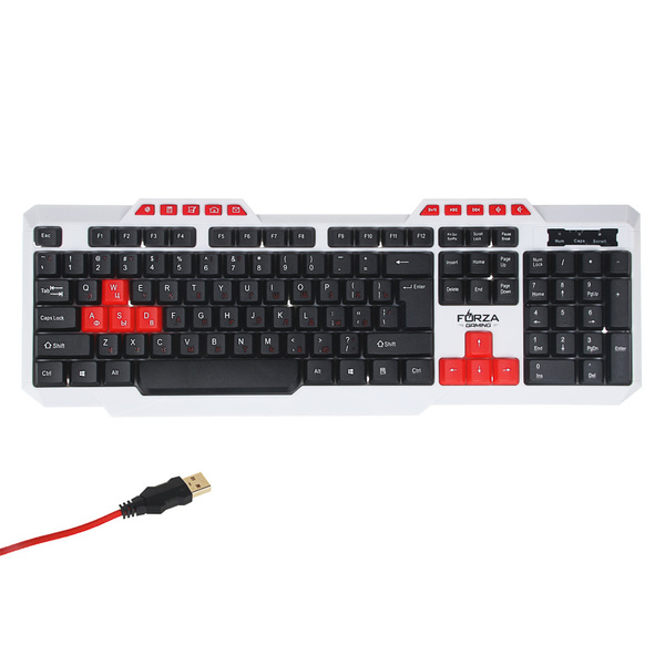 FORZA PLUS Игровая клавиатура проводная 956325, черный купить на OZON ...