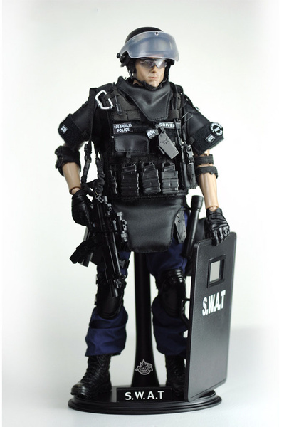 Коллекционная подвижная фигурка swat американский спецназ солдатик 30cm ...
