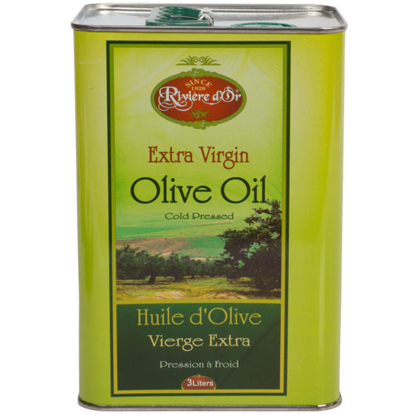 Масло оливковое первого холодного отжима Extra Virgin 3 литра Жестяная ...