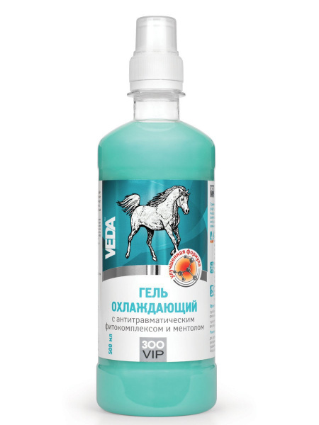 Гель для лошадей, охлаждающий с антитравматическим фитокомплексом и ...