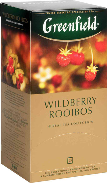 Чайный напиток Greenfield Wildberry Rooibos, 25 1,5 г - купить с ...