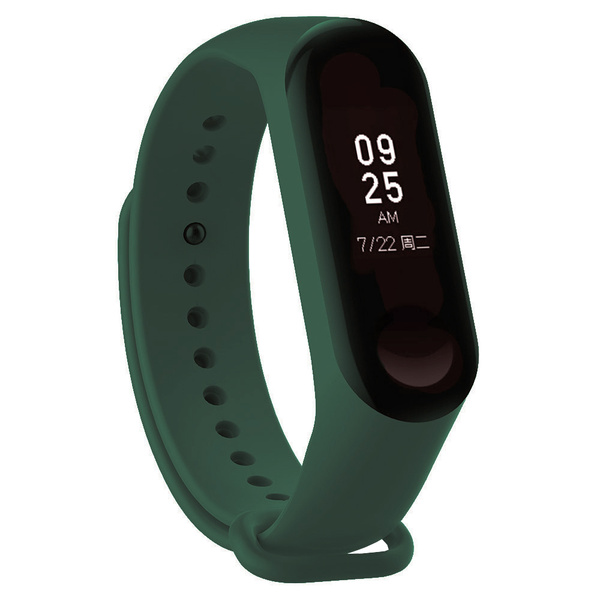 Силиконовый сменный ремешок для фитнес-браслета (умных часов) Xiaomi Mi ...