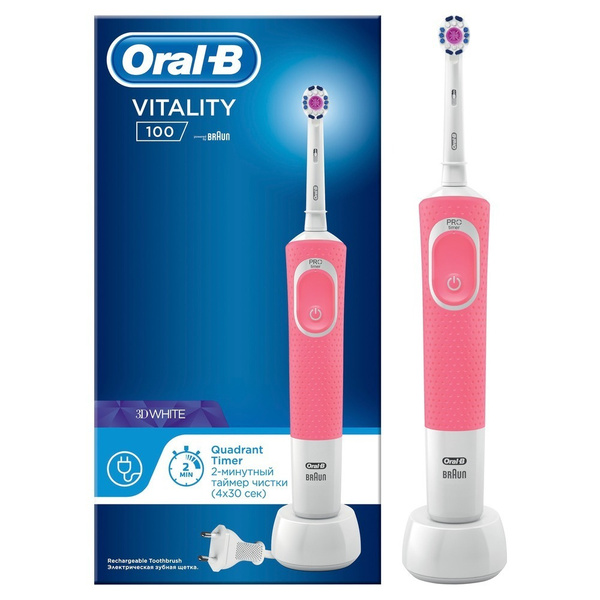 Электрическая зубная щетка Oral-B Vitality Crossaction / 3D white ...