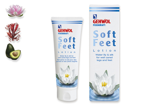 Лосьон для ног и стоп Водяная лилия и шёлк Геволь Gehwol Soft Feet ...
