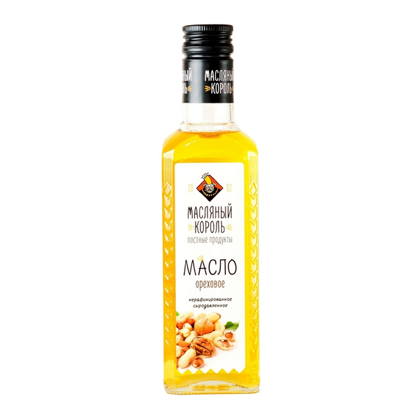 Масло ореховое 250 мл /Масляный король/ Нерафинированное, сыродавленное ...