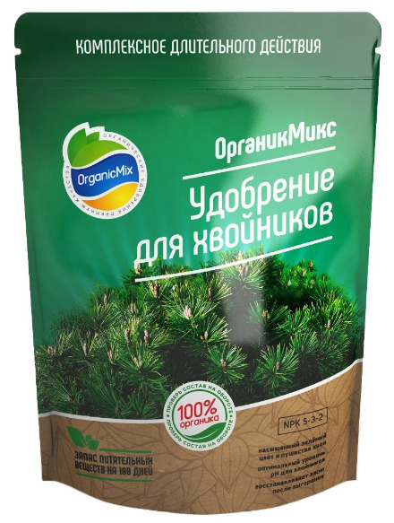 Удобрение для хвойных деревьев 0,4кг, органическое удобрение для ...