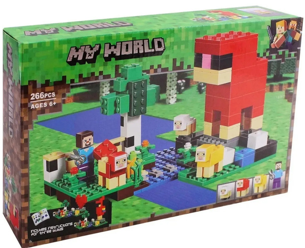 Конструктор My World Майнкрафт "Шерстяная ферма" 11361 / Конструкторы ...