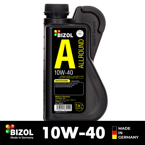 Масло моторное BIZOL 10W-40 Синтетическое - купить в интернет-магазине ...