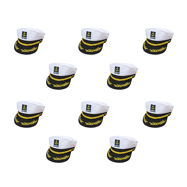 Фуражка морская взрослая капитанская "Captain", кепка капитана моряка с ...