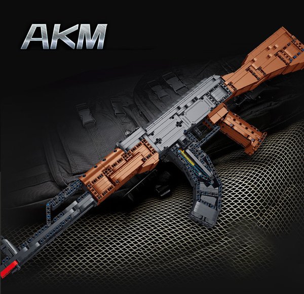 Конструктор для мальчика Автомат Калашникова АК 47 совместим с лего ...
