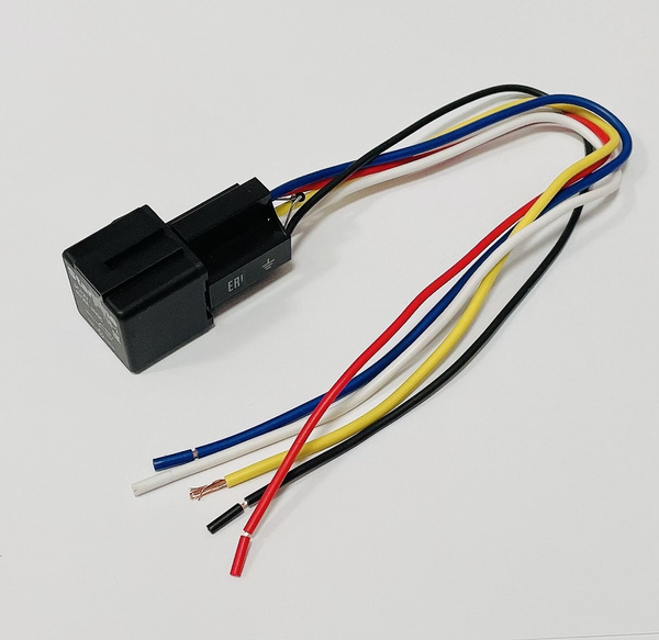 Реле универсальное 5-ти контактное в сборе с разъемом и диодом - арт ...