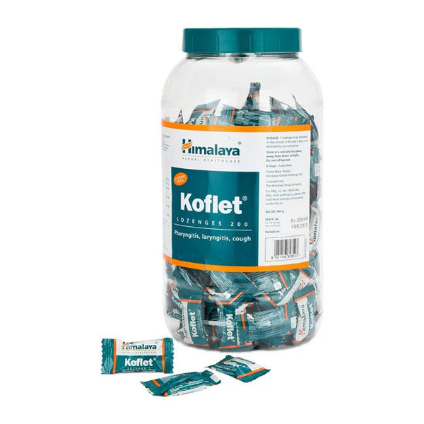 Леденцы Кофлет 200 шт.(Koflet), леденцы от кашля, смягчают горло и ...