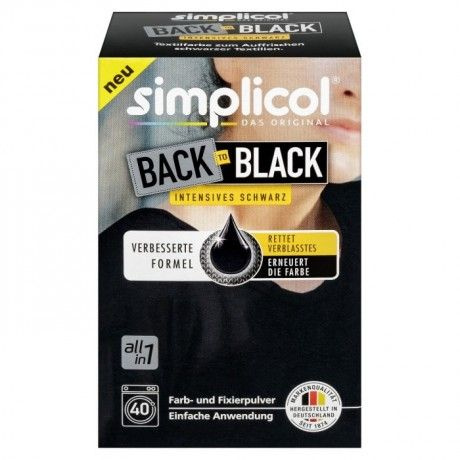 Simplicol Текстильная краска для восстановления черного цвета ткани ...