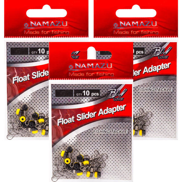 Крепеж для скользящего поплавка Namazu FLOAT SLIDER ADAPTER, цв. BN, р ...