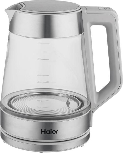 Купить электрический чайник Haier НК-501, Металл/стекло по низкой цене ...