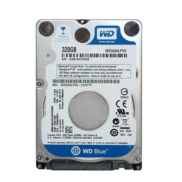 320 ГБ Внутренний жесткий диск Western Digital WD 2.5"HDDs SATA3 ...
