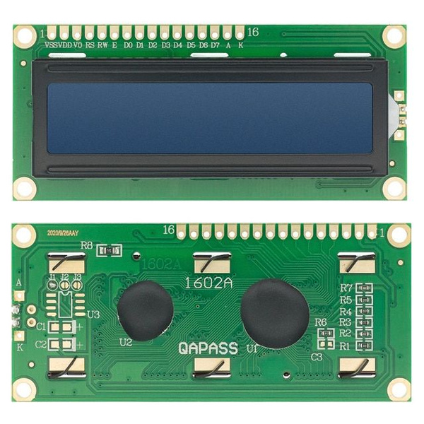 ЖК ЛСД жидкокристаллический дисплей индикатор LCD 1602 с синей ...