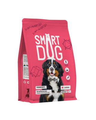 Smart Dog (Смарт дог) Для взрослых собак крупных пород с ягненком 18 кг ...