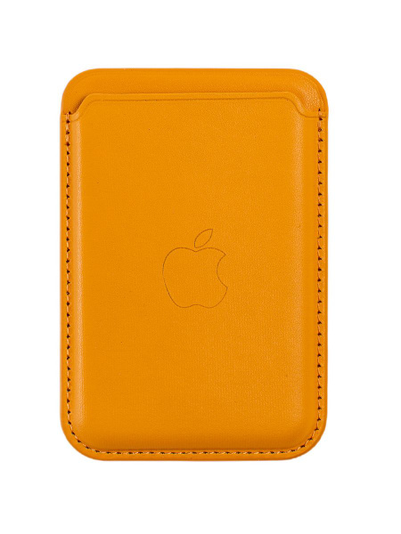 Картхолдер для Apple iPhone Wallet MagSafe оранжевый / Картхолдер для ...
