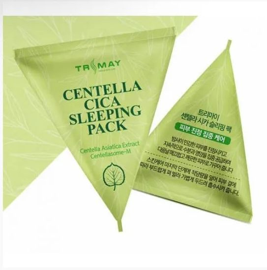 Trimay Centella Cica Sleeping Pack Успокаивающая ночная маска с ...