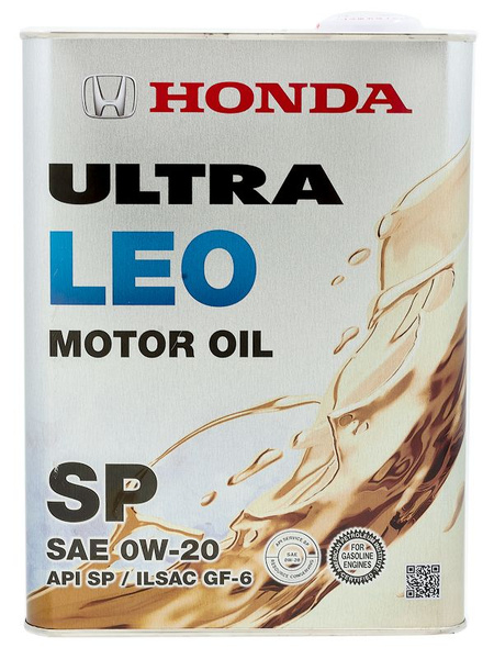 Масло моторное Honda 0W-20 Синтетическое - купить в интернет-магазине ...