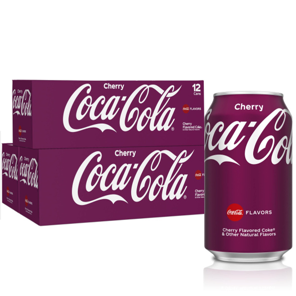 Газированный напиток Coca-Cola Cherry USA (Кока-кола Вишня), США, 0,355 ...