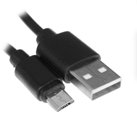 Кабель Centek круглый / удлинитель 1м / micro USB, USB, вилка ...