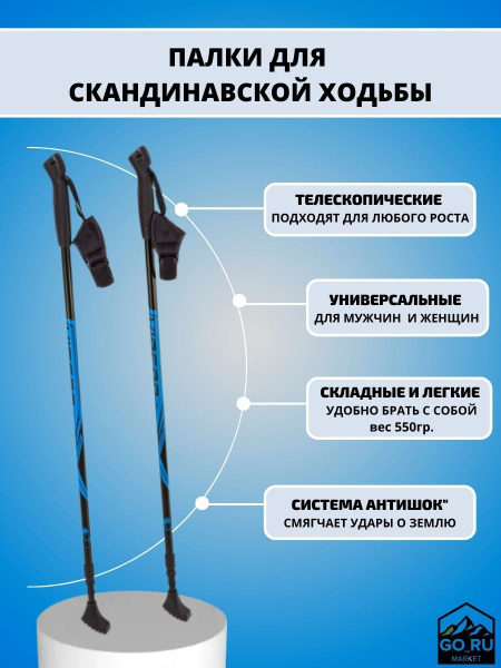 Палки для скандинавской ходьбы Озон