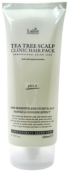 Маска для кожи головы LaDor Tea Tree Scalp Clinic Hair Pack с чайным ...