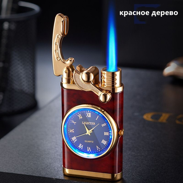 Световой циферблат часов Газовая зажигалка Гаджеты для мужчины - купить ...