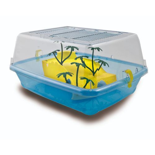 Террариум Bergamo закрытый пластиковый голубой 47 х 36 х 23 см - купить ...