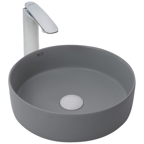 Раковина Weltwasser Elbach 3134 MDG, 35.5x35.5 см, темно-серый купить ...
