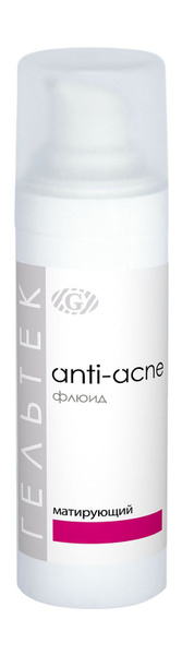 Характеристики Матирующий флюид для лица / Гельтек Anti-Acne Флюид ...