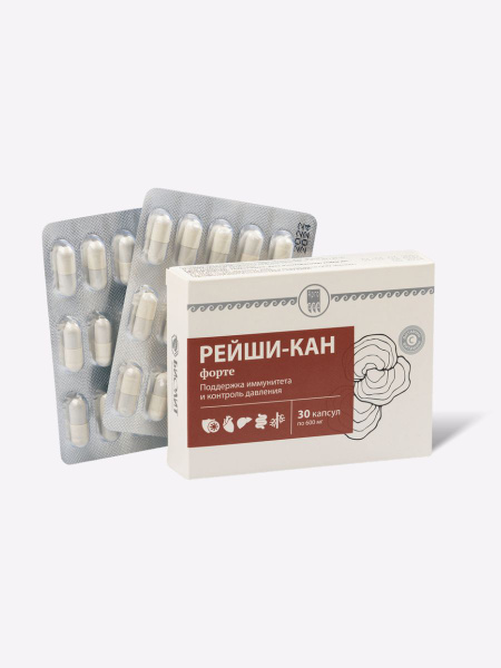 390@ Рейши-Кан форте Биолит 30 капсул - купить с доставкой по выгодным ...