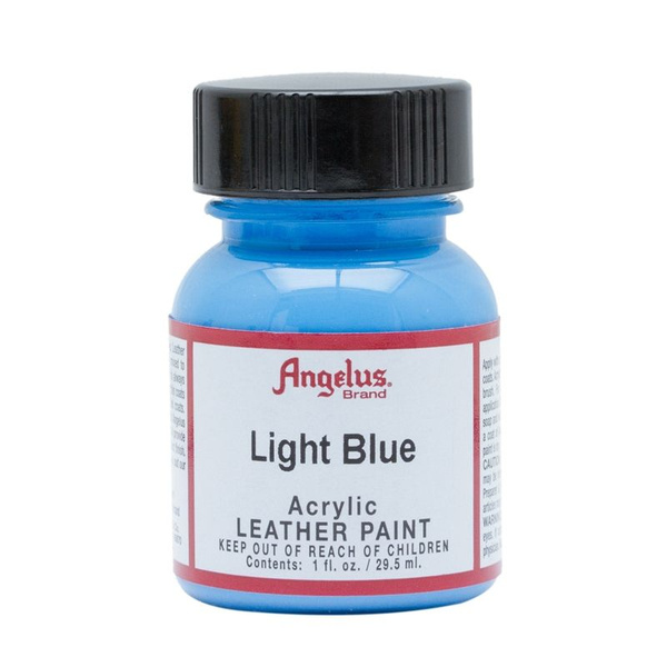 Акриловая художественная краска Angelus для ткани и кожи, Light blue ...