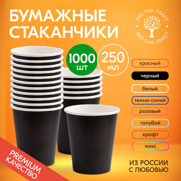 Набор одноразовой посуды (1000 предметов) Ecopakplast - купить по ...