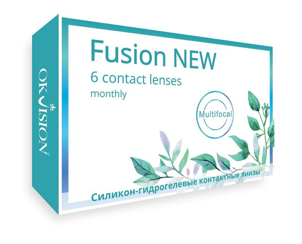 OKVision Мультифокальные линзы Fusion New Multifocal, 6 шт., -4.00 / 8. ...