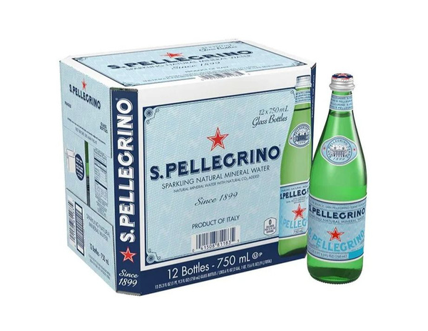 San Pellegrino Вода Минеральная Газированная 750мл. 12шт - купить с ...
