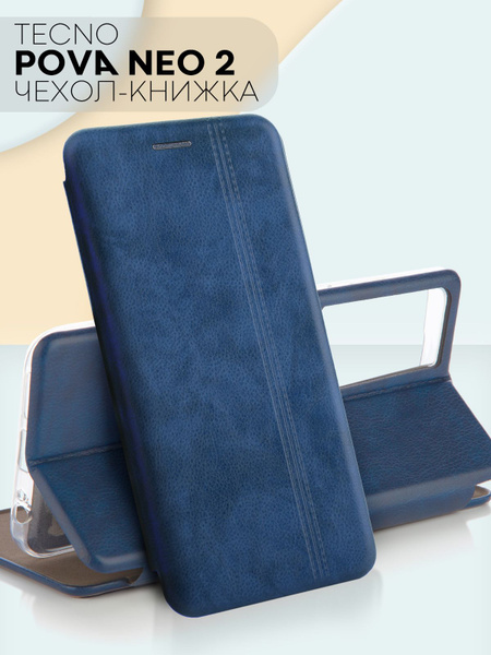 Чехол-книжка из экокожи на Tecno Pova Neo 2 (Техно Пова Нео 2 / Текно ...