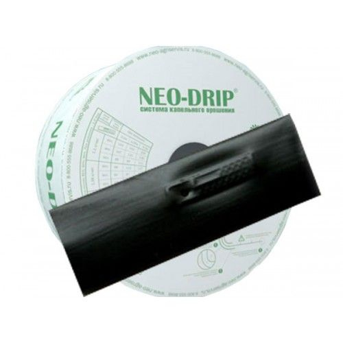 Капельная лента эмиттерная Neo-Drip 3000 метров, шаг 20 см, 6mil, 1,6 л ...