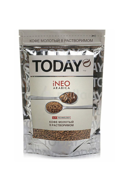 Кофе растворимый сублимированный Today iNeo In-Fi, 150 г пакет - купить ...