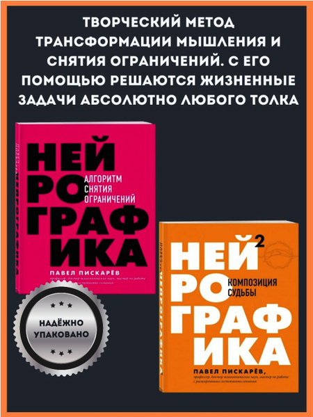Комплект книг Нейрографика. Алгоритм снятия ограничений и Нейрографика ...