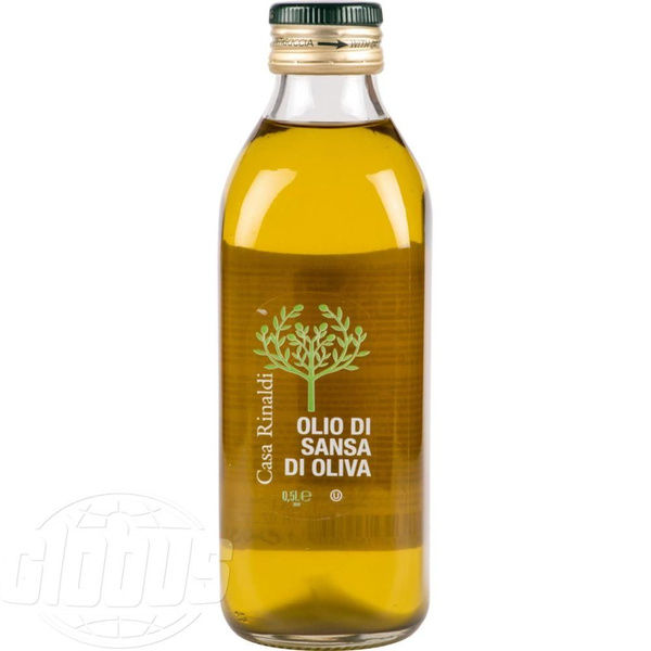 Масло оливковое Casa Rinaldi Olio Di Sansa Di Oliva рафинированное, 0,5 ...