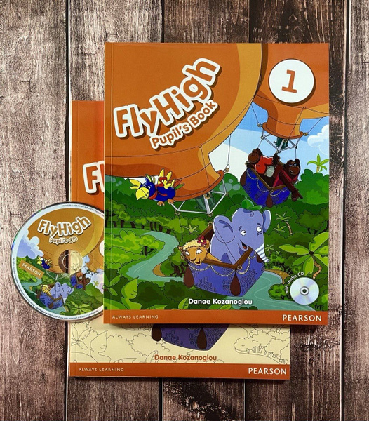 Fly High 1. Полный комплект. Pupils Book+Activite Book(учебник, рабочая ...
