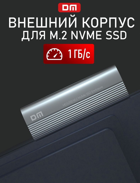 Внешний корпус для дисков M.2 NVMe TYPE-C USB 3.2 Gen 2 бокс переходник ...