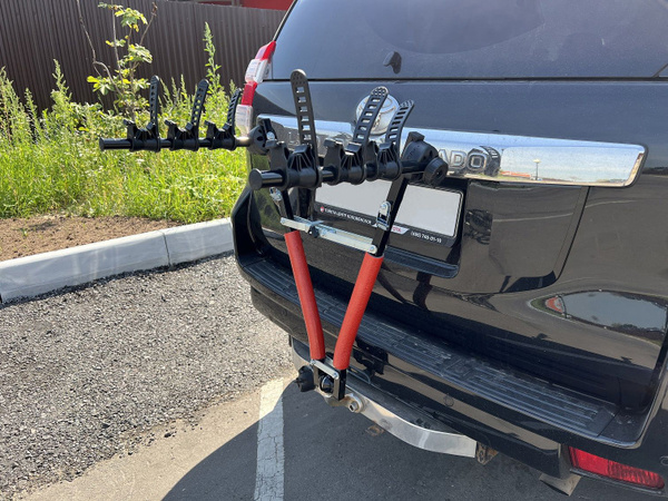 Велокрепление на фаркоп Inter на 3 велосипеда / Багажная система ...