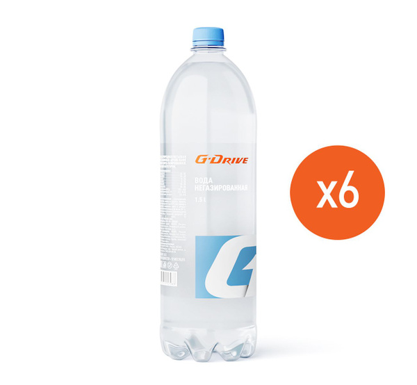 G-Drive Вода Питьевая Негазированная 1500мл. 6шт - купить с доставкой ...