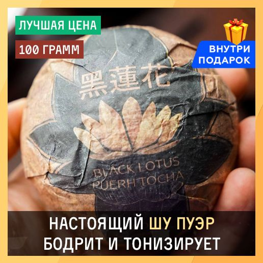 Чай Шу Пуэр "Чёрный лотос" точа 2016 г купить на OZON по низкой цене ...