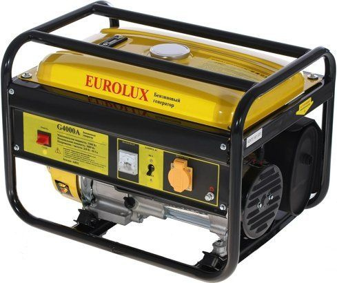 Генератор Eurolux G4000A однофазный (220 вольт), 3.3кВт, бензиновый 4-х ...